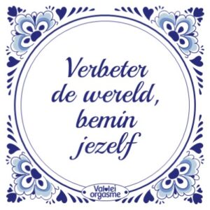 Tegeltjeswijsheid